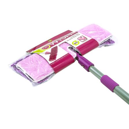 ไม้ม็อบไมโครไฟเบอร์ดันฝุ่น BE WISH DOUBLE CLEAN 15 นิ้ว สีม่วง_3