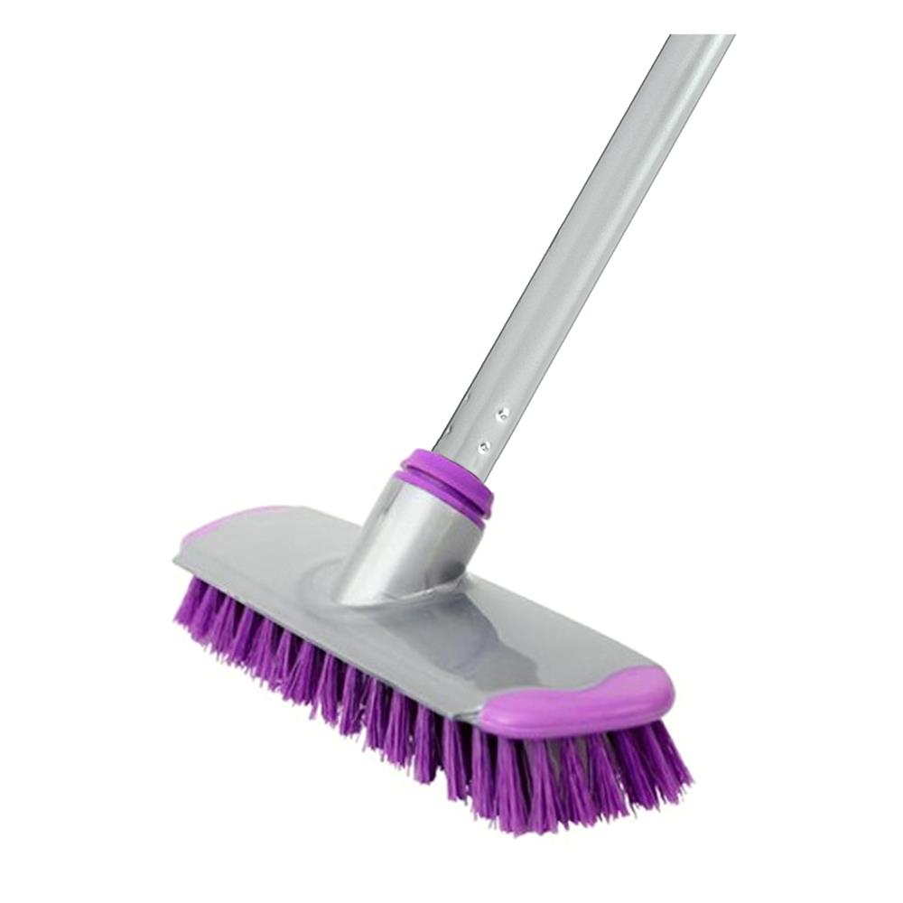 แปรงขัดพื้นไนลอน BE WISH 9 นิ้ว สีม่วง