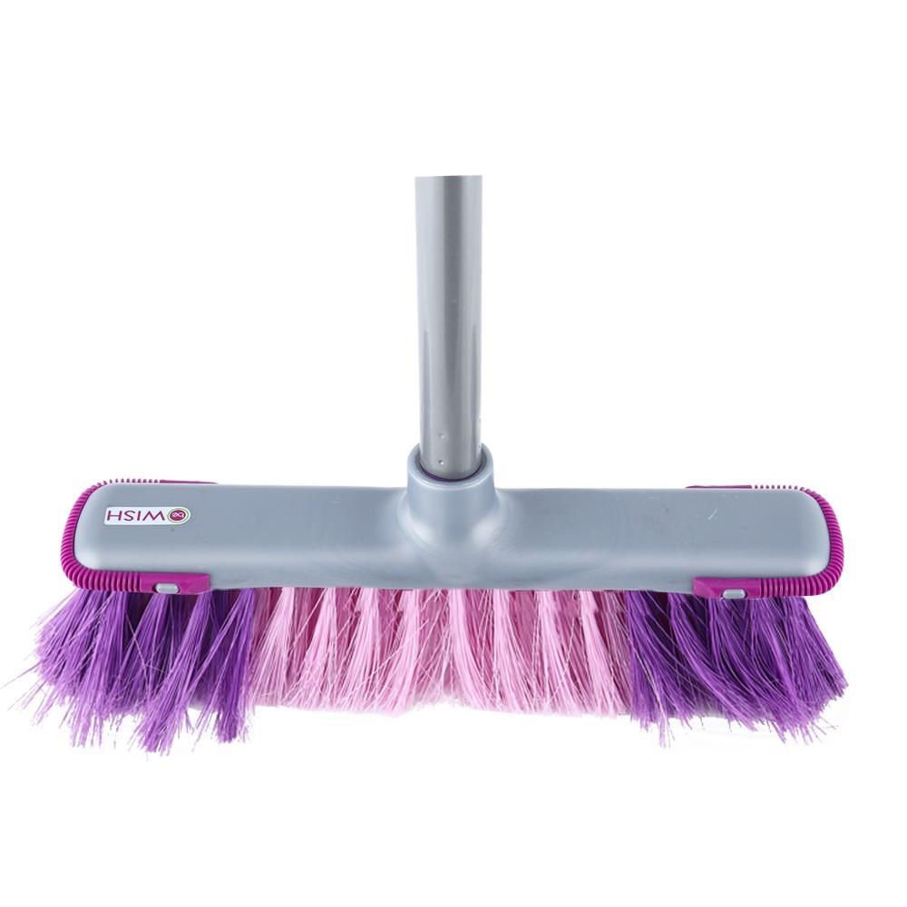 ไม้กวาดไล่น้ำพลาสติก BE WISH 12 นิ้ว สีม่วง