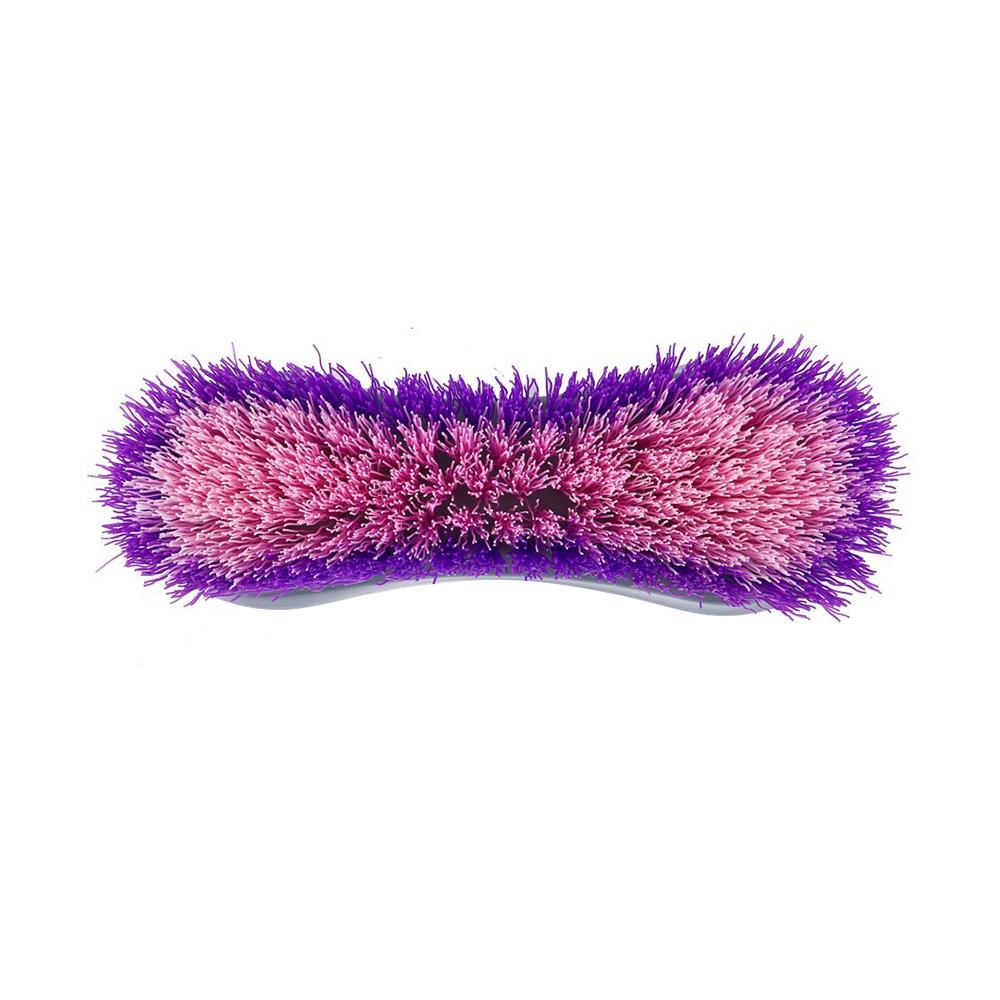 แปรงไนลอนขัดพื้น/ผนัง BE WISH CURVE สีม่วง