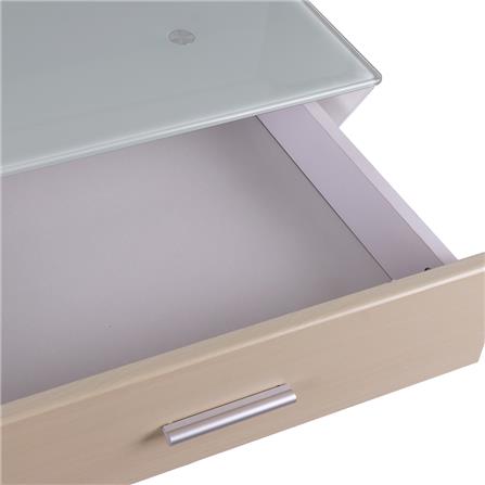 โต๊ะทำงาน FURDINI CT-3311G 110 ซม. ขาว_5