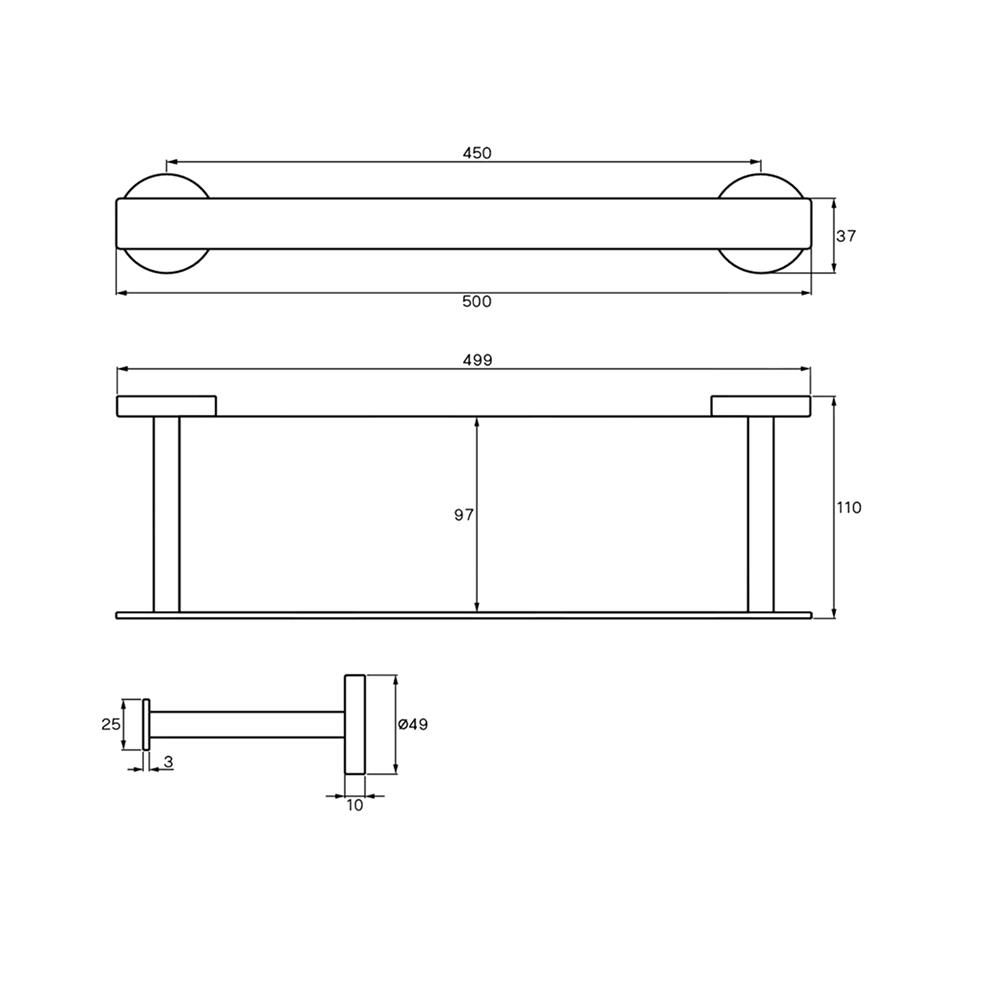 ชั้นวางของ WS AU-9905 สีสเตนเลส