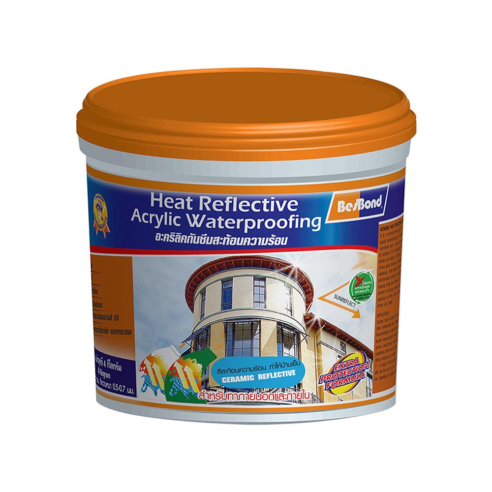 อะคริลิกกันซึม BESBOND SUNBLOCK 4 กก. สีขาว