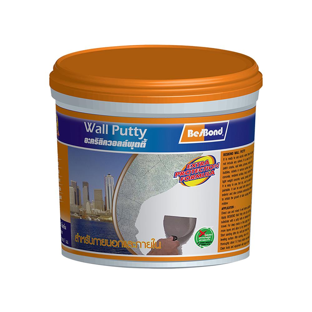 อะคริลิกอุดโป๊ว BESBOND 5 กก. สีาว