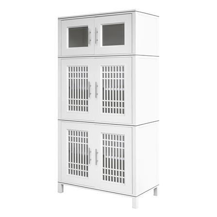 ตู้อเนกประสงค์ KING ZEN KB2-180 สีขาว_1