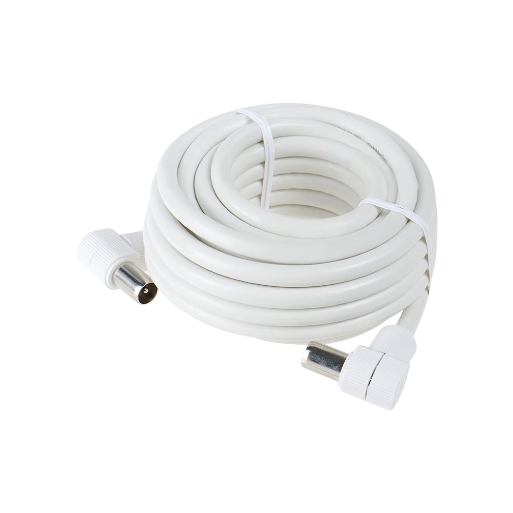 สายอากาศ TV พร้อมแจ็ค SPOA 5 ม. สีขาว