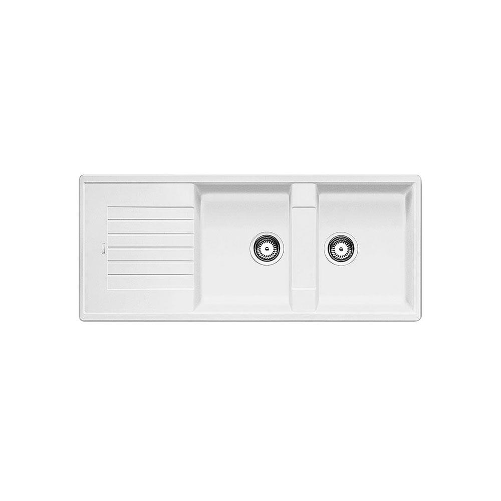 ซิงค์ฝัง 2หลุม 1ที่พัก BLANCO ZIA 8S 495.39.039 สีขาว