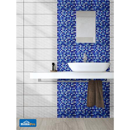 โมเสคแก้ว 30x30x0.40 ซม. TARA คละลายบลูสกาย_1