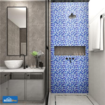 โมเสคแก้ว 30x30x0.40 ซม. TARA คละลายบลูสกาย_2