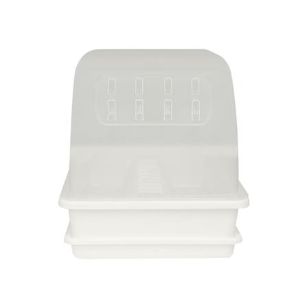 ชั้นคว่ำจานพลาสติกมีฝาครอบ G-WARE 267A_1