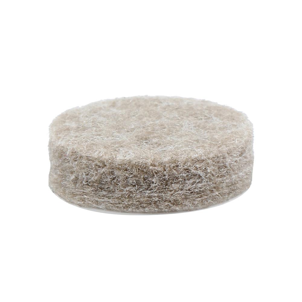 สักหลาดแบบกลม 3M 16x16 มม. สีเบจ 24 ชิ้น