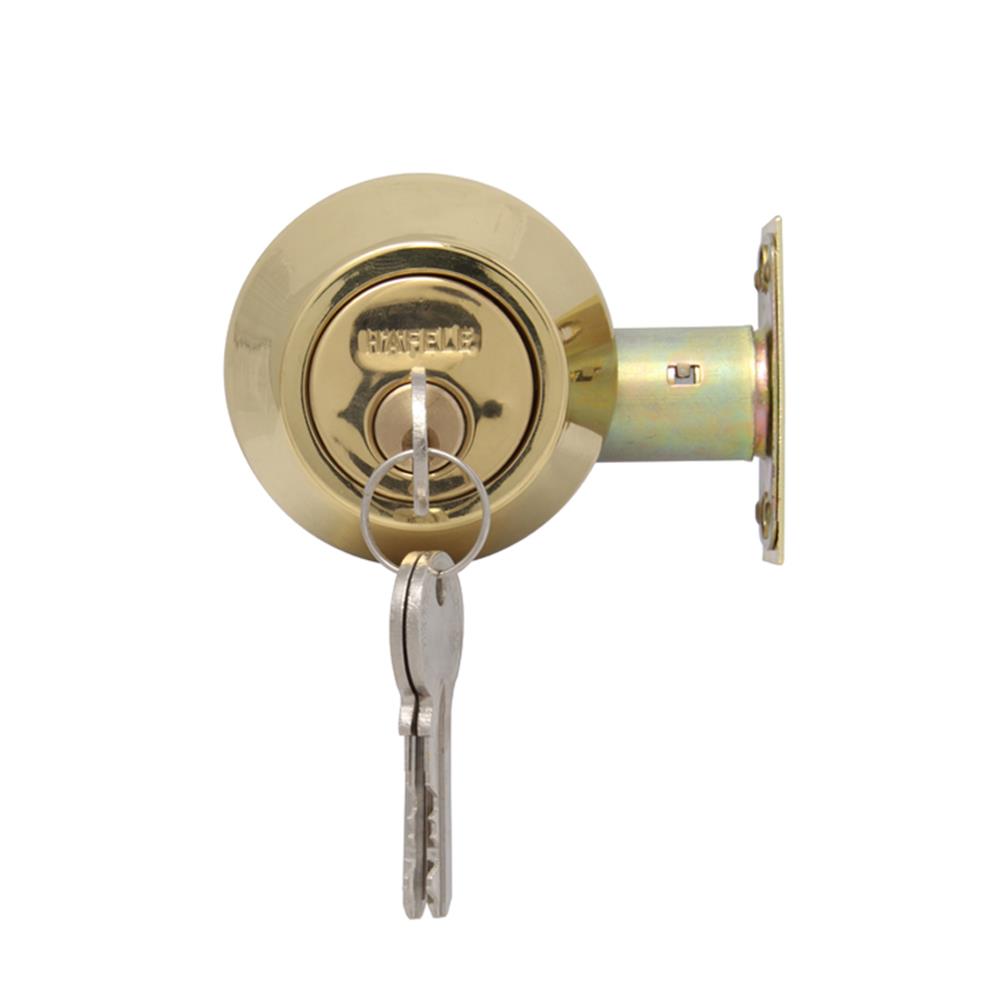 กุญแจลิ้นตาย 2 ด้าน HAFELE 911.64.228 สีทองเหลือง