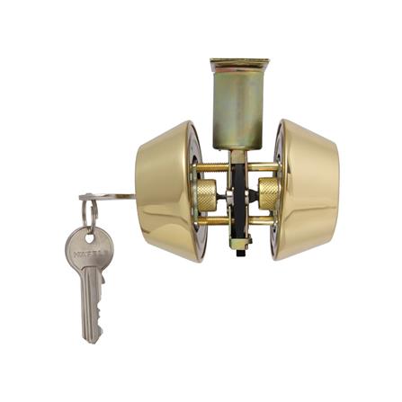 กุญแจลิ้นตาย 2 ด้าน HAFELE 911.64.228 สีทองเหลือง_2