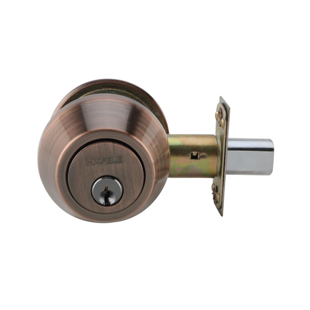 กุญแจลิ้นตาย 2 ด้าน HAFELE 489.10.507 สีทองแดงรมดำ