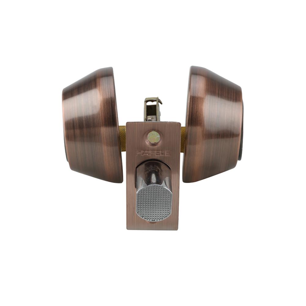 กุญแจลิ้นตาย 2 ด้าน HAFELE 489.10.507 สีทองแดงรมดำ