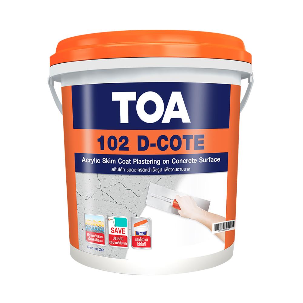 อะคริลิกฉาบ TOA 102 D-COTE 25 กก.