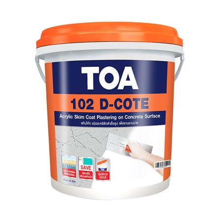 อะคริลิกฉาบ TOA 102 D-COTE 25 กก.