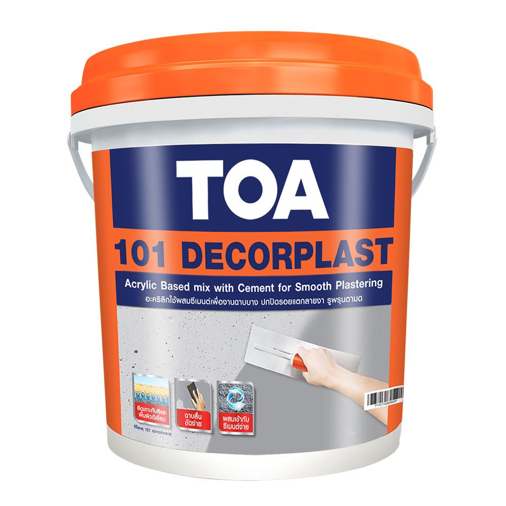 อะคริลิกฉาบ TOA 101 DECORPLAST 20 กก.