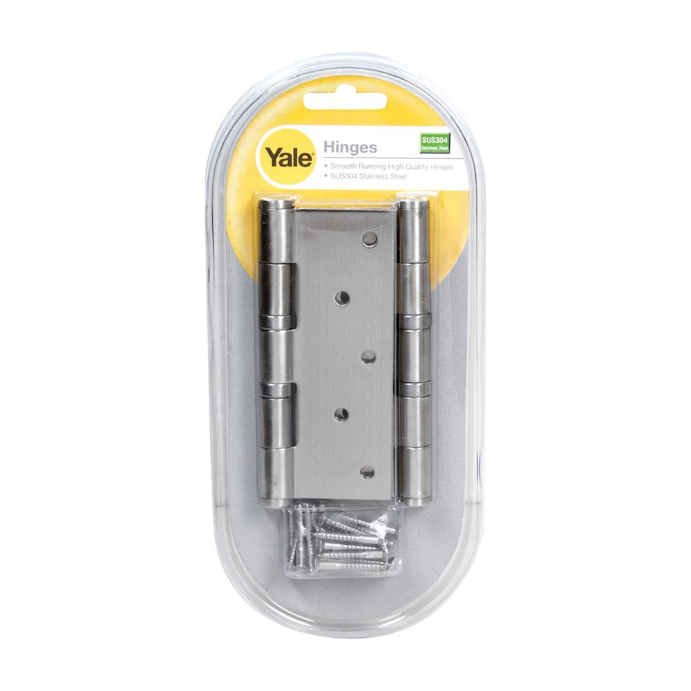 บานพับ 5X3 นิ้ว X 3 มม. YALE SL5430BB สีสเตนเลส (แพ็ก 2 ชิ้น)