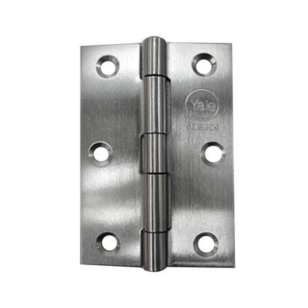 บานพับ 2X2.5 นิ้ว X 1 มม. YALE SL25 สีสเตนเลส (แพ็ก 4 ชิ้น)_0