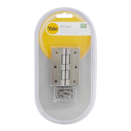 บานพับ 3X3 นิ้ว X 1 มม. YALE SL30 สีสเตนเลส (แพ็ก 4 ชิ้น)_1