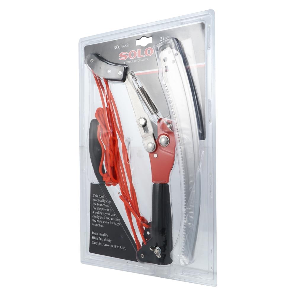 กรรไกรกระตุก+เลื่อย รอกคู่ SOLO 4488