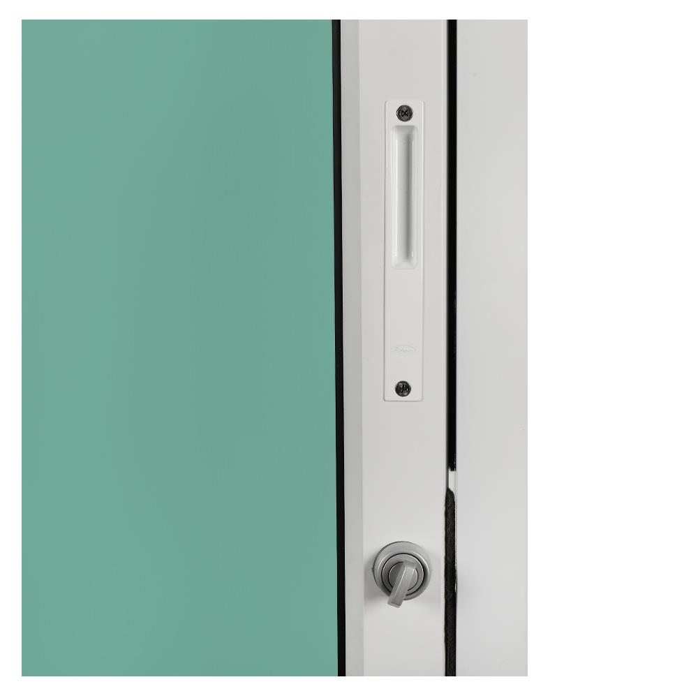 ประตูรางแขวน อะลูมิเนียม LYNN X-SERIES 90x205 ซม. สีขาว