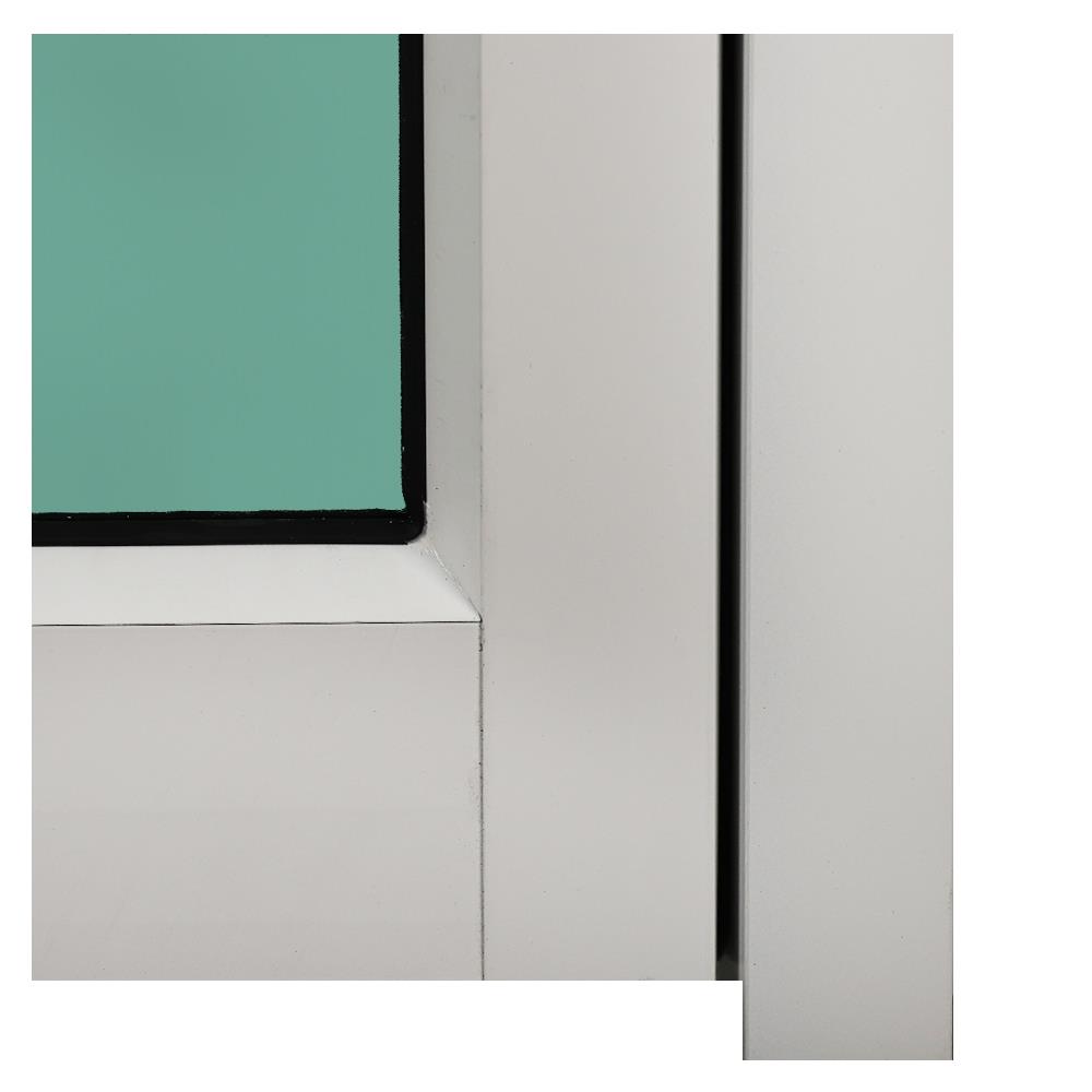 ประตูรางแขวน อะลูมิเนียม LYNN X-SERIES 90x205 ซม. สีขาว