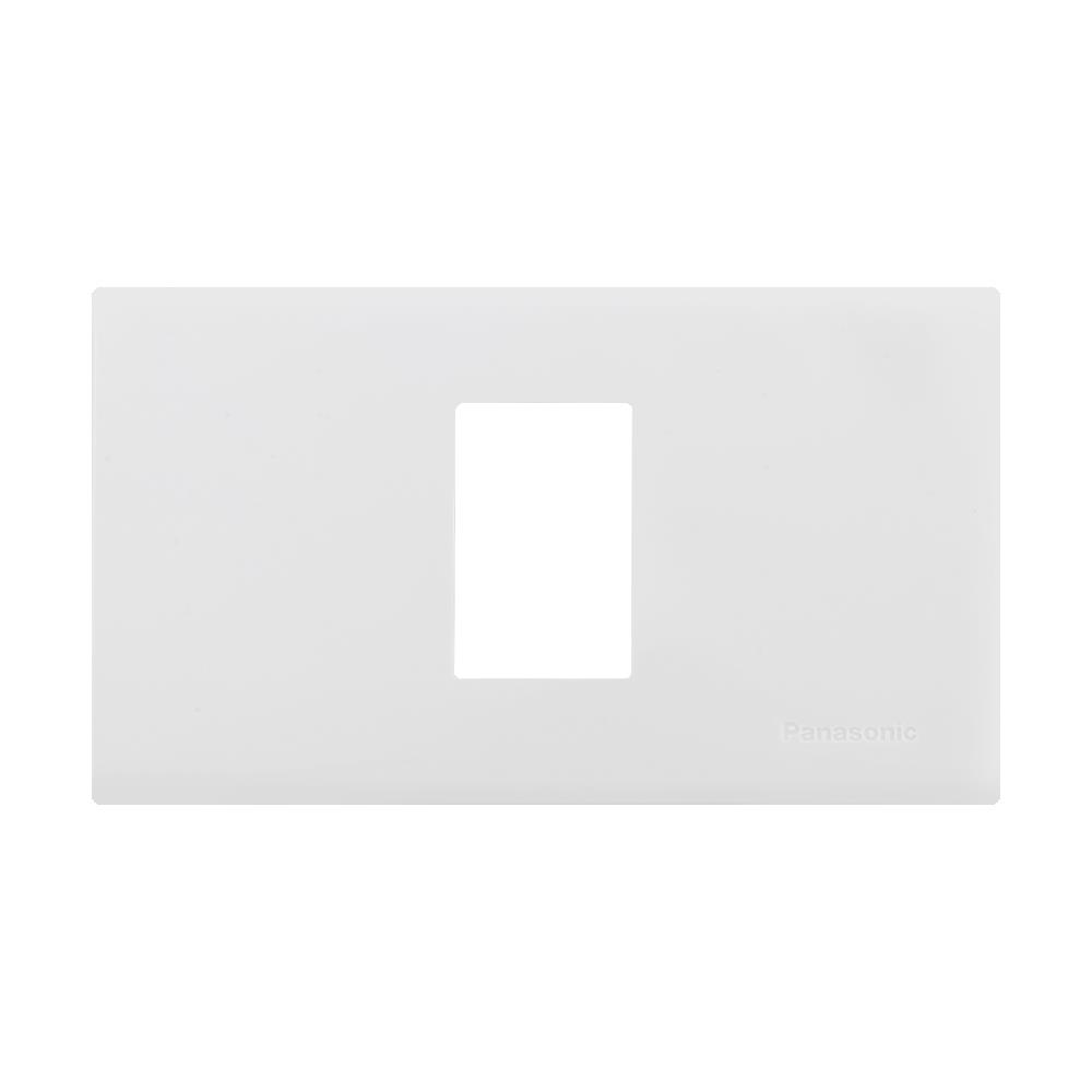 หน้ากาก 1 ช่อง PANASONIC WEG6801 สีขาว