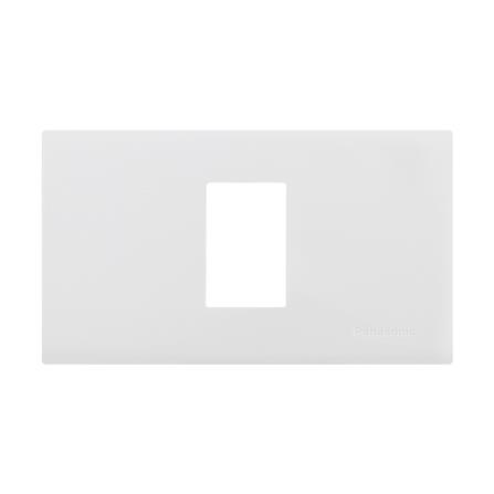 หน้ากาก 1 ช่อง PANASONIC WEG6801 สีขาว