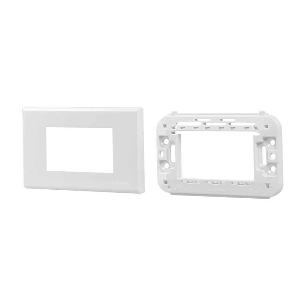 หน้ากาก 3 ช่อง PANASONIC WEG6803WK แพค 10 ชิ้น