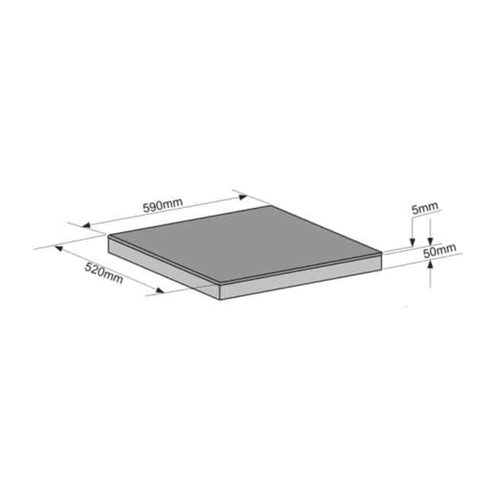 เตาฝังเซรามิก TECNOPLUS VT 4060 MN 59 ซม.