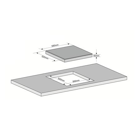 เตาฝังอินดักชั่น TECNOPLUS TNPID4060DG 60 ซม._1