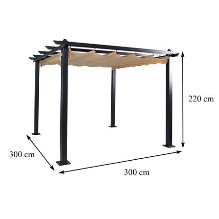 เต็นท์สนามพักผ่อน SPRING #SP-3809 3X3 ม._8