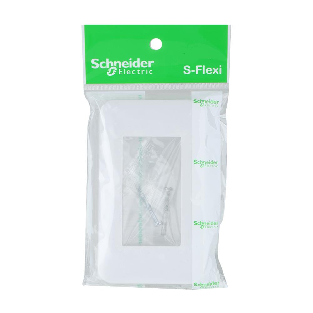 หน้ากาก 3 ช่อง SCHNEIDER FG1053H S-FLEXI สีขาว