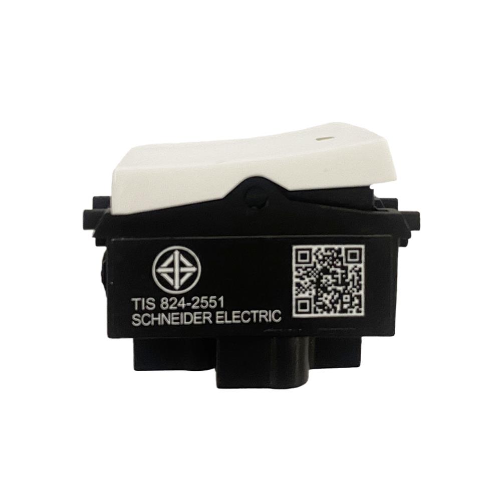 สวิตช์ 2 ทาง SCHNEIDER F50/2M1.5 ขนาด 1 ช่อง สีขาว