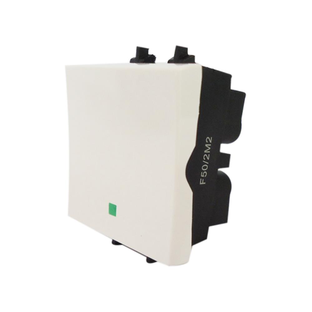 สวิตช์ 1 ทาง SCHNEIDER F50M2 ขนาด 1.5 ช่อง สีขาว