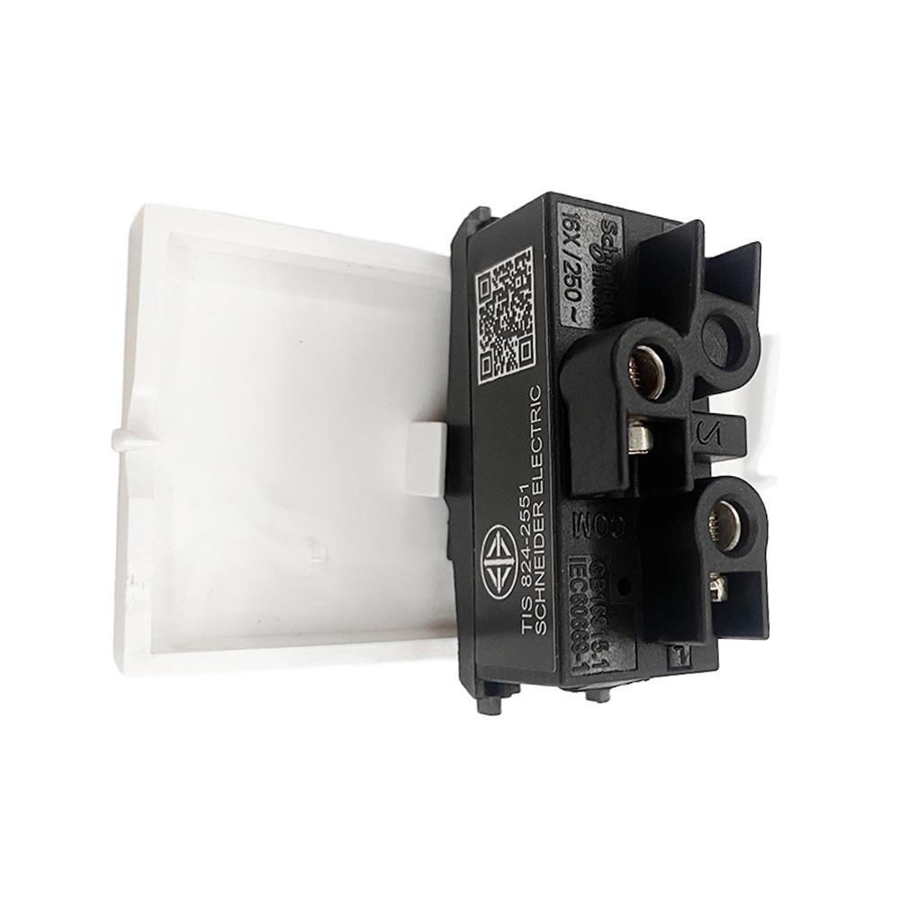 สวิตช์ 1 ทาง SCHNEIDER F50M4 สีขาว