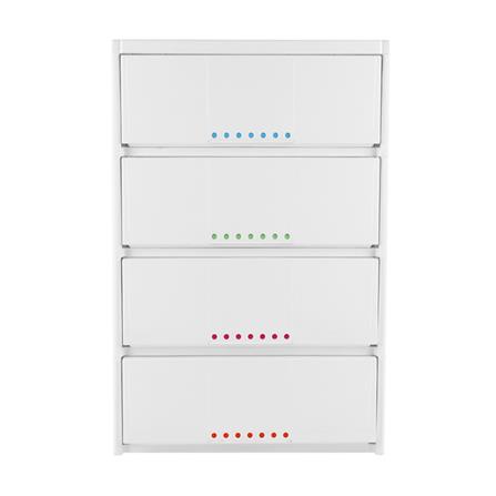 ตู้ลิ้นชัก 4 ชั้น STACKO 7DOT 61x46x92 ซม. สีขาว_1