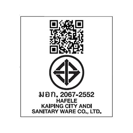 ก๊อกอ่างล้างหน้าเดี่ยว HAFELE 495.61.156 สีโครม_2