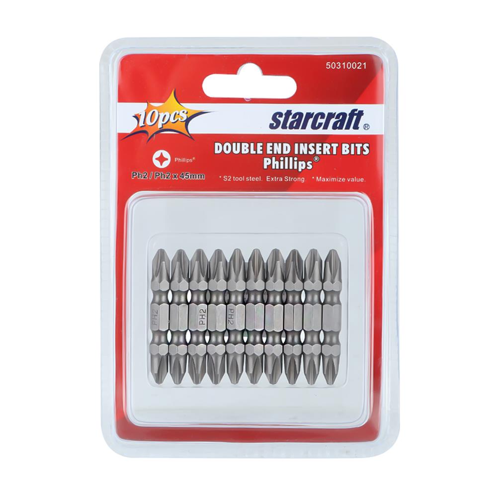 ดอกไขควงหัวสลับ STARCRAFT 45 มม. 10 ชิ้น/ชุด