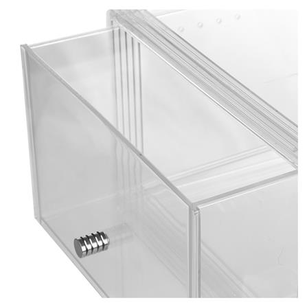 กล่องรองเท้าหมุดเงิน BOX BOX 995R 25x33.3x16.5 ซม. สีใส_1