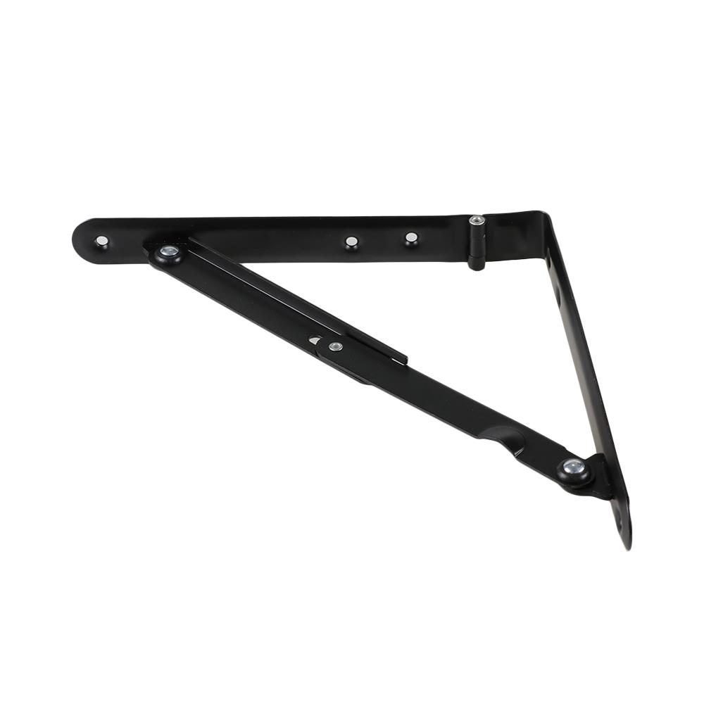 แขนรับชั้นเหล็กพับได้ HAFELE 2.8X20X20 ซม. สีดำ