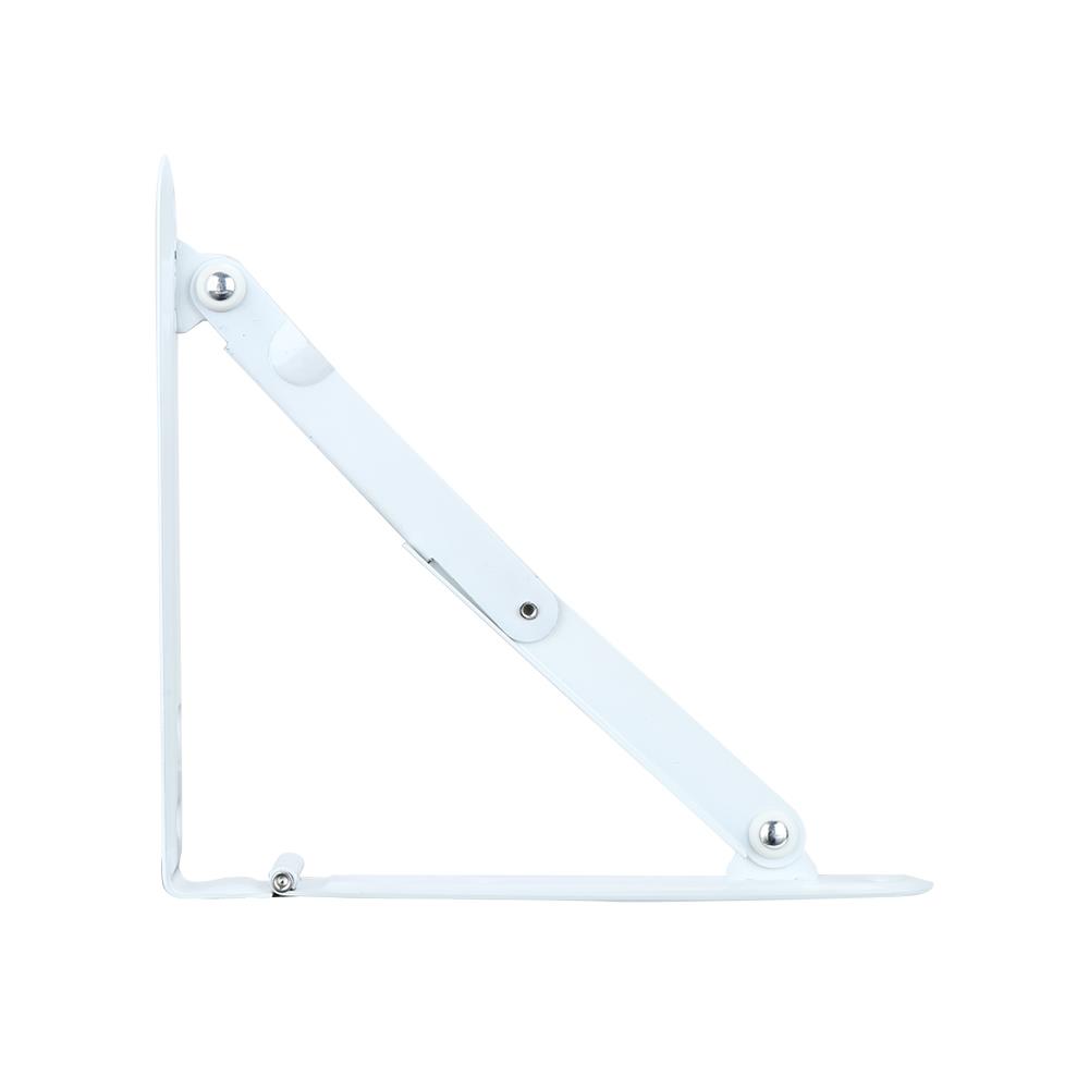 แขนรับชั้นเหล็กพับได้ HAFELE 2.8X20X20 ซม. สีขาว