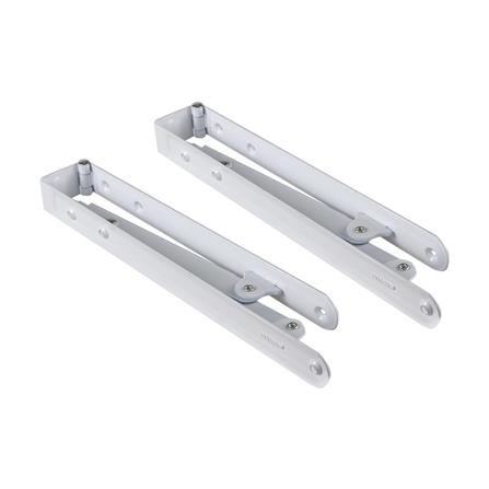 แขนรับชั้นเหล็กพับได้ HAFELE 3.2x30x30 ซม. สีขาว_2