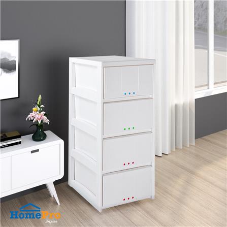 4 DRAWER STACKO 3DOT 40X45X91CM WHITE_5