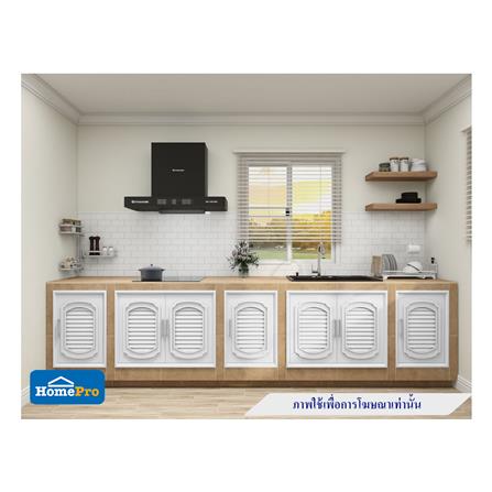 บานซิงค์ QUEEN เกร็ดแก้ว EXCEL 85 x 65 ซม. สีขาว_1