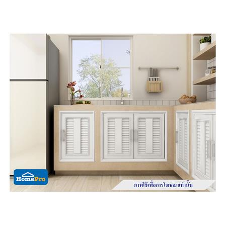 บานซิงค์ QUEEN เกล็ดมณี-EXCEL 85x65 ซม. สีขาว_1