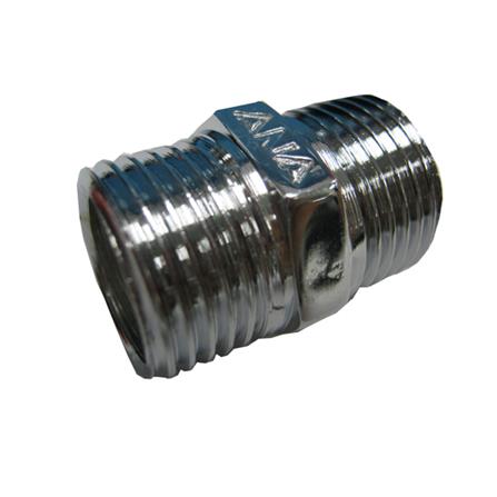 นิปเปิ้ลทองเหลือง ชุบโครม เกลียวนอก ANA 1/2 นิ้ว_0