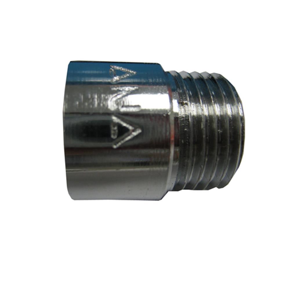 ข้อต่อตรงทองเหลือง ANA MF 1/2 นิ้ว ชุบโครเมียม